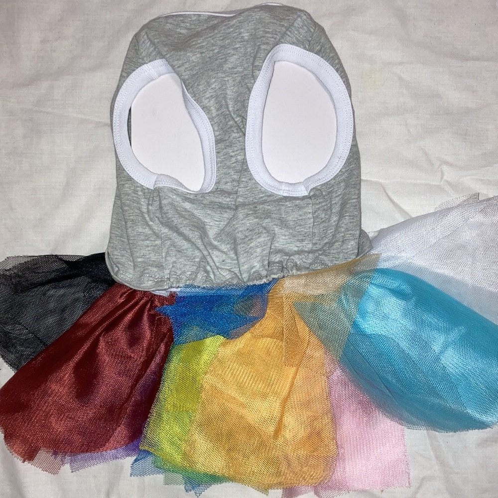 New Rainbow Dog Costume Size M - Picture 4 of 7